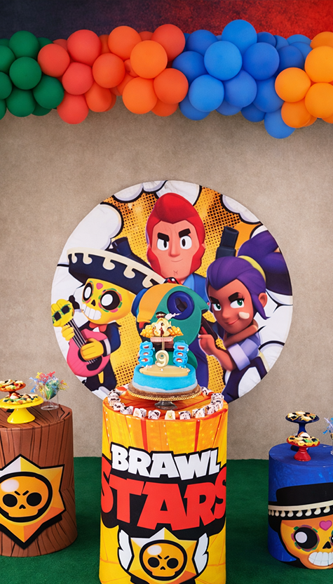 Tema Brawl Stars montado pela LILALU