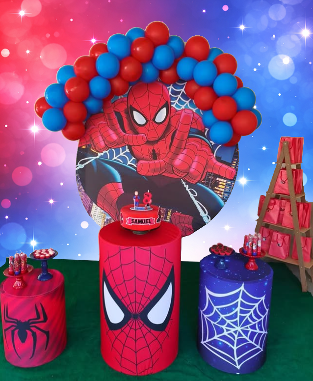 Tema Homem-Aranha montado pela LILALU